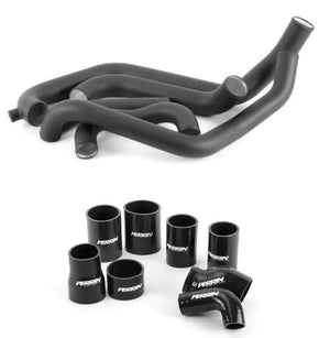 Perrin 02-07 WRX/STi FMIC Black Boost Tubes w/ Black Silicone