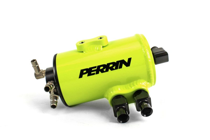 Perrin 15-19 Subaru WRX Air Oil Separator - Neon Yellow